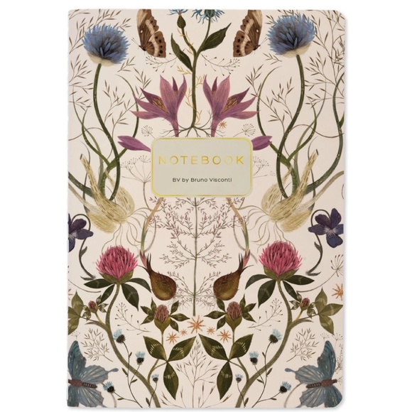 Symmetrical Floral Notebook – BV Bruno Visconti - Picture 1 of 3